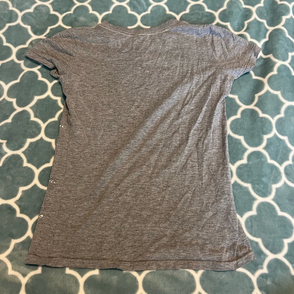 Vintage Abercrombie & Fitch Charcoal Script Tee - Picture 3 of 3